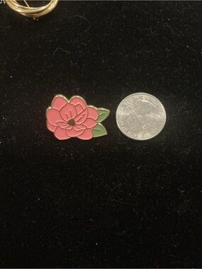 Pink Floral Pin - Women's Jewelry